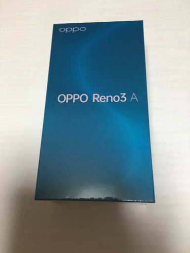 ★値下げ　OPPO Reno 3 A 新品未開封② simフリー