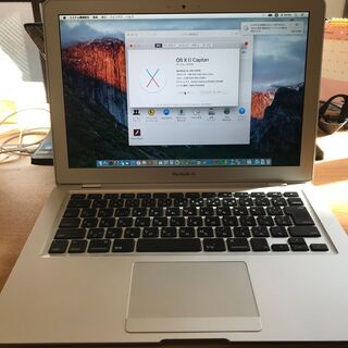 Apple アップル MacBook Air 2.1 mid 2009 2GB Intel Core 2 Duo os x el capitan 10.11.6