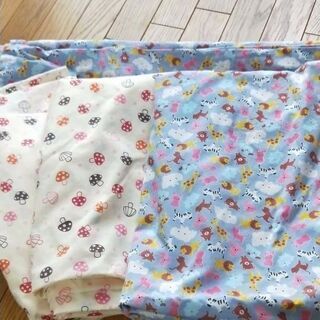 保育園用布団カバー　2セット洗替
