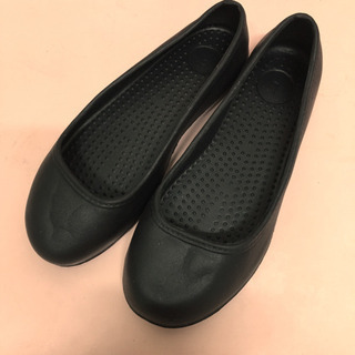 ♥️新品♥️クロックス風バレエシューズ 晴雨兼用♥️L 23.5〜24.5♥️の画像