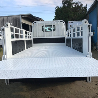 美(決まりました)車!H20年!トヨタ　ダイナ トラック・ヒラボディ3トン車パワーゲート付き！低燃費LPG車!の画像