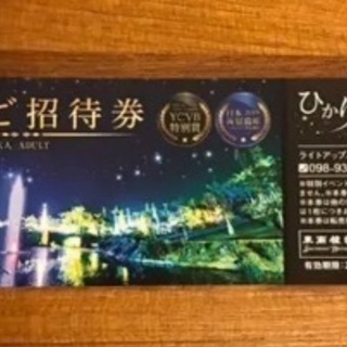 東南植物園 光の散歩道チケット