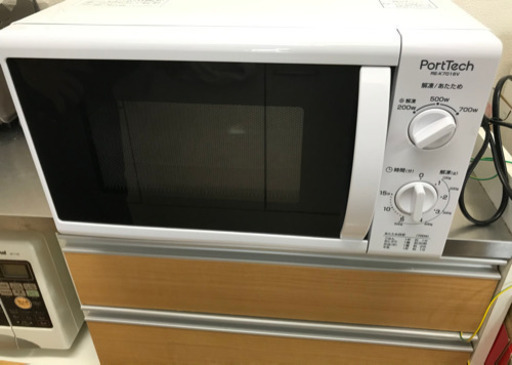 電子レンジ　白
