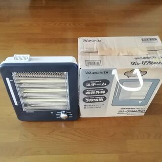 加湿スチーム付電気遠赤外線ストーブ 900Ｗ３段切替