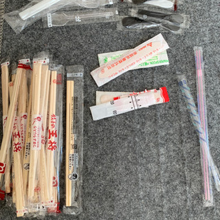 割り箸　スプーン　ストロー　