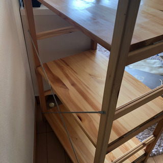 無印　パイン材ユニットシェルフ
