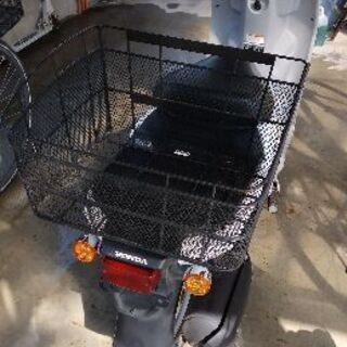 バイク用　超特大リアバスケット　配達に　新聞屋さん