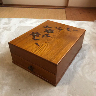 取引先決定。昭和の文箱
