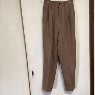 スラックス-スカート-キュロットの３点　中肉ウール　サイズM  薄い小豆色の画像