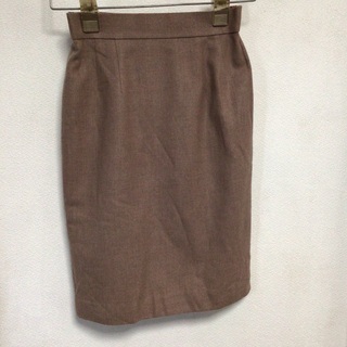 スラックス-スカート-キュロットの３点　中肉ウール　サイズM  薄い小豆色の画像