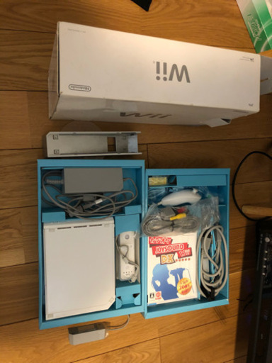任天堂　wii  カラオケ　マイク　ソフト付き