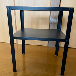 IKEAサイドテーブル ブラック IKEAの画像