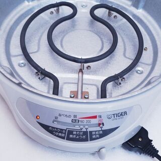 美品♪蓋無し♪タイガー グリルなべ CPW-A131H 調理器具♪♪動作確認済みの画像
