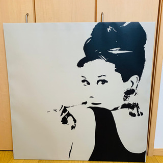 IKEA購入品！オードリーヘップバーン　絵　イラスト