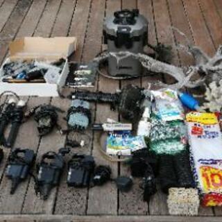 引取者決定:  魚飼育を引退します。水槽フルセット
