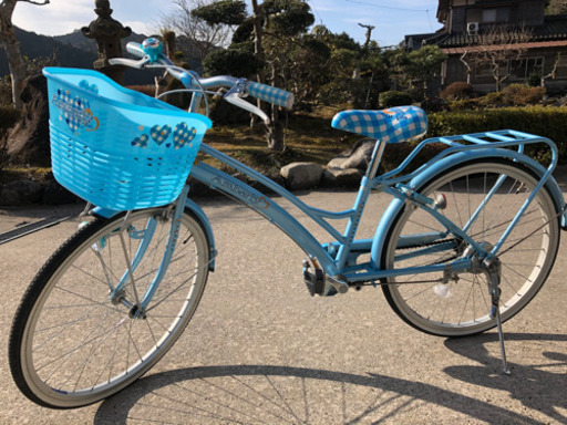 子供自転車22インチ　ヘルメットセット付き　