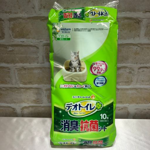 《新品未開封》デオトイレ 消臭・抗菌シート10枚入×12袋
