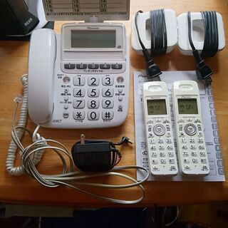 パイオニアコードレス電話機　子機2台