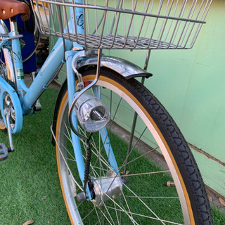 アウトレット 24型ジュニアサイクル ギムレットジュニア 水色 6段変速