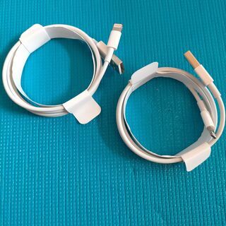 値下げiPhone純正充電ケーブル　新品2本