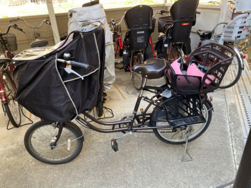 自転車　幼児2人乗せ