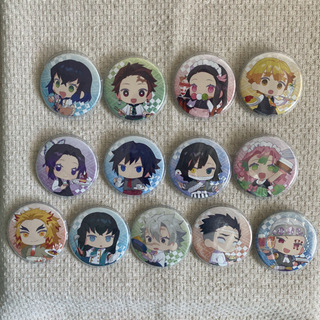 鬼滅の刃 缶バッジ スイーツパラダイスコラボ コンプ品