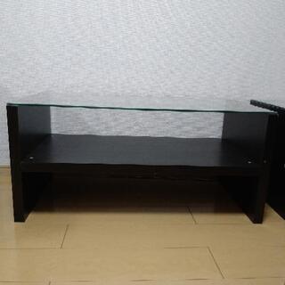 【終了しました】ガラスローテーブルの画像