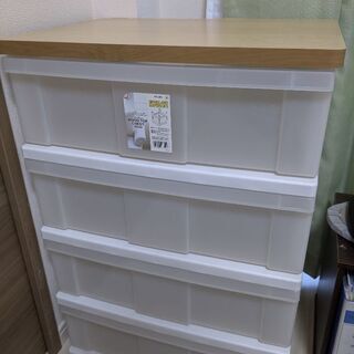 アイリスオーヤマ ウッドトップチェスト n544の画像