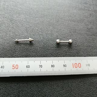 【10%引き】ピアス　4個セット　キャプティブリング　ストレートバーベルの画像
