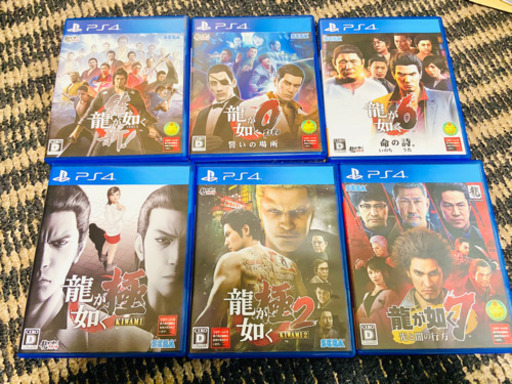 ps4 PS4ソフト 龍が如く全シリーズ6本セット ps4 PS4ソフト 龍が如く全シリーズ6本セット
