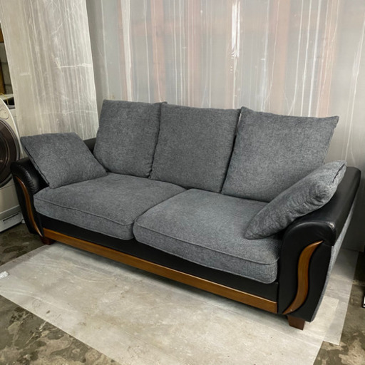 ワイド 2人掛けソファ 2P 2シーター ソファ リビング 家具 菊MZ