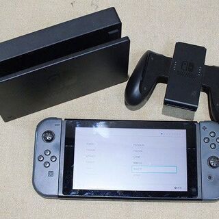 【苫小牧バナナ】現状品 NINTENDO/任天堂 スイッチ switch HAC-001 旧型 グレー 本体 動作〇♪