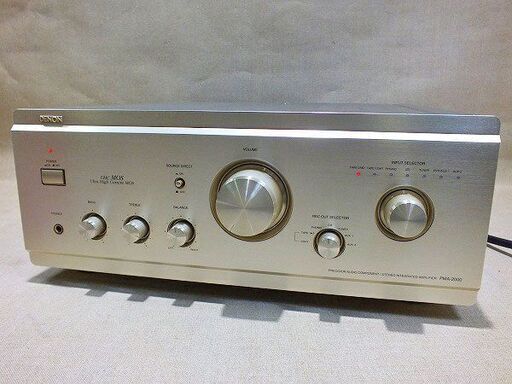 【苫小牧バナナ】デノン/DENON ステレオ プリメインアンプ PMA-2000 ハイエンドS1シリーズ後継機 中古 音出し良好♪