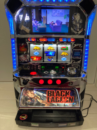 設定7基板「極メ」 付　BLACK　LAGOON　ブラックラグーン　初代　パチスロ　スロット　スパイキー　実機　中古