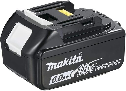【苫小牧バナナ】新品未使用品 makita/マキタ 電動工具用 バッテリー リチウムイオン電池 18V 6.0Ah BL1860B ②♪