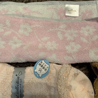 靴下３足＆タオルハンカチの画像