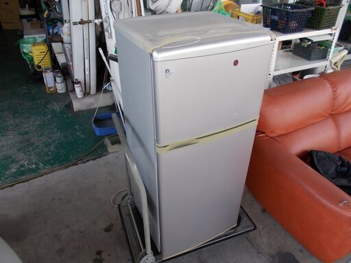 中古 サンヨー SANYO ノンフロン直冷式冷凍冷蔵庫 SR-111P(SB)　112L