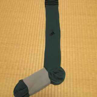 サッカー・ラグビーソックス　アディダス　グリーン24～26Cm