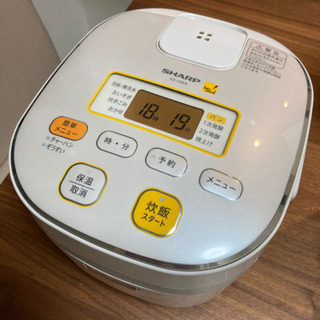 シャープ炊飯器3合　無料
