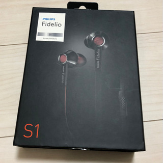 【SOLD OUT】［有線］PHILIPS Fidelio S1 セミオープン型カナル型イヤホン ブラック S1 ※直接取りに来て頂ける方のみの画像