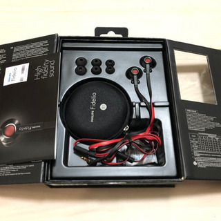 【SOLD OUT】［有線］PHILIPS Fidelio S1 セミオープン型カナル型イヤホン ブラック S1 ※直接取りに来て頂ける方のみの画像