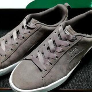 PUMA スウェードBOWウィメンズスニーカー24.5cm