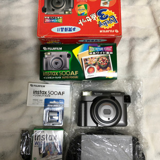 超希少価値！廃盤機　富士フィルム　チェキinstax 500AF...