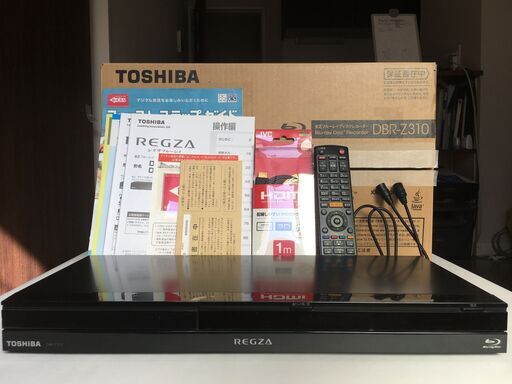 TOSHIBA 東芝 ブルーレイディスクレコーダー DBR-Z310 2013年製 ディスクトレイ不調