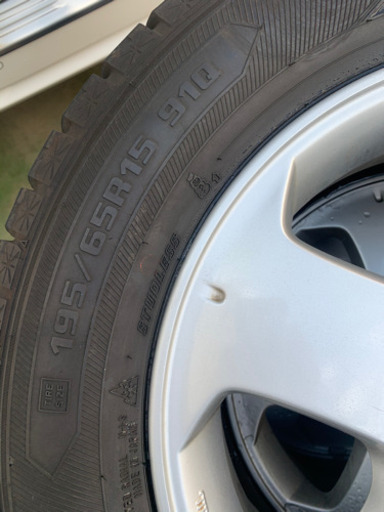 日産純正 195/65/15 スタッドレスタイヤホイール付き