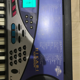 早い者勝ち　CASIO HIKARI Navigation ピアノ LK55の画像