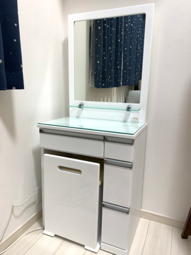 【美品】白色　ドレッサー　鏡台