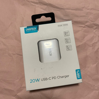 USB-C 急速充電器 20W コンセント　プラグの画像