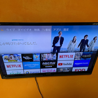 【引き取り予定❗】AQUOS 4K テレビ