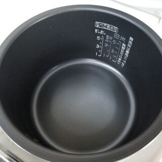 ピッカーズ六条店オープン特価！  500円 象印 マイコン炊飯ジャー 極め炊き NL-CS10型 ホワイト 5.5合炊 1.0L 2017年製 炊飯器の画像